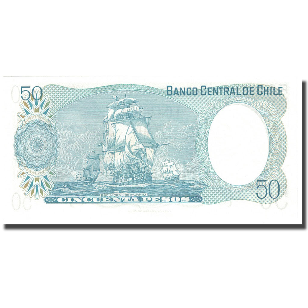 Banconote, Cile, 50 Pesos, 1981, KM:151a, FDS