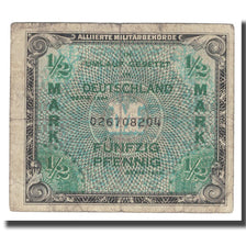 Billete, 1/2 Mark, 1944, Alemania, KM:191a, RC