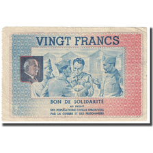França, Secours National, 20 Francs, EF(40-45)