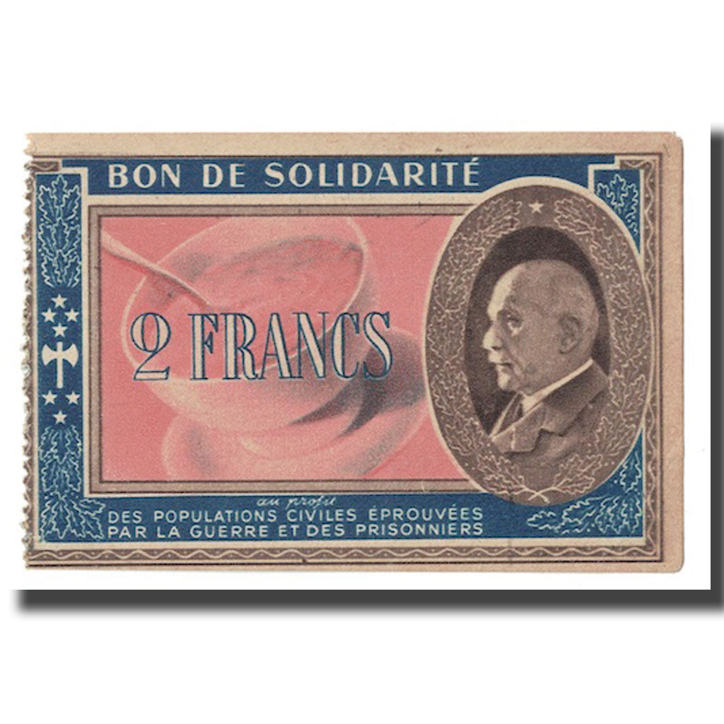 France, Bon de Solidarité, 2 Francs, UNC(63)