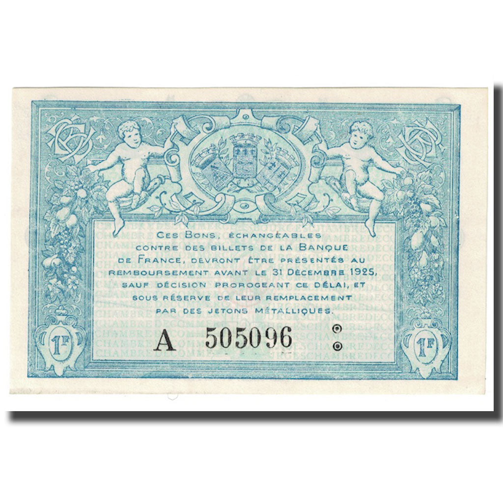 France, Bourges, 1 Franc, 1917, UNC(63), Pirot:32-11