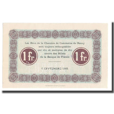 France, Nancy, 1 Franc, 1915, ANNULÉ, SUP+, Pirot:87-3