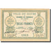 France, 2 Francs, PIROT 68-12, 1915, Le Havre, UNC(60-62)