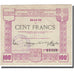 Frankreich, 100 Francs, SOMME, 1916, 1916-09-26, Union des communes de Ham