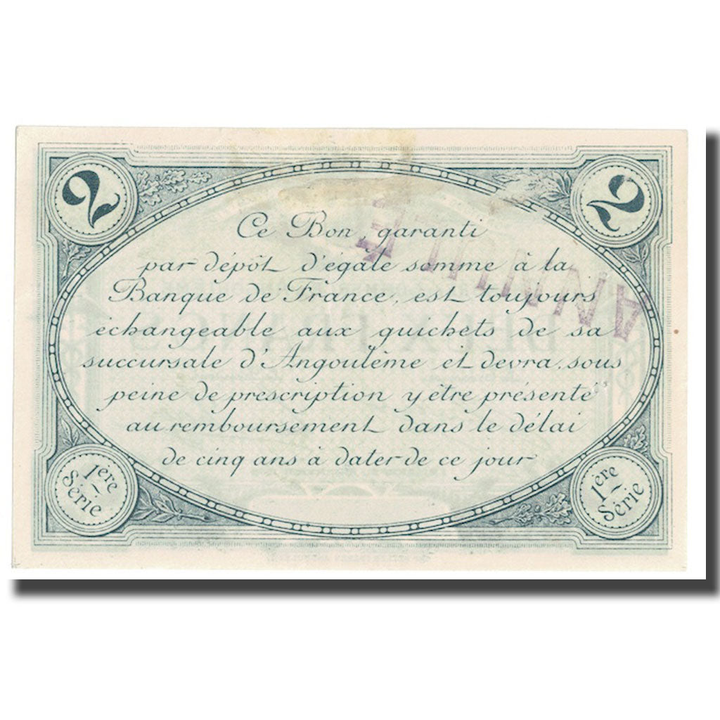 France, Angoulême, 2 Francs, 1915, SUP+, Pirot:9-6