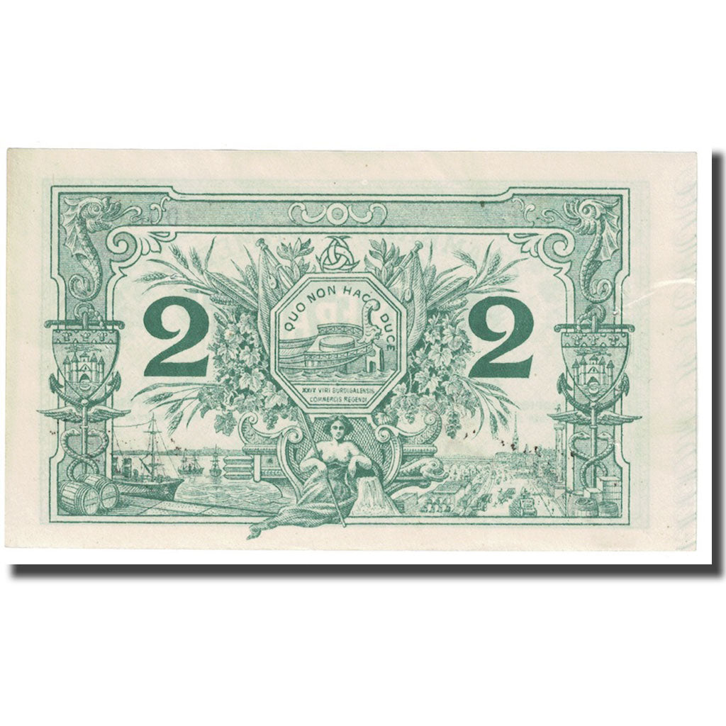 Frankrijk, Bordeaux, 2 Francs, 1914, TTB, Pirot:30-9