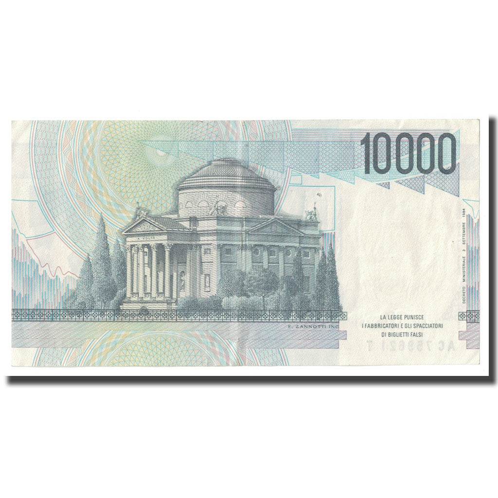Billet, Italie, 10,000 Lire, 1984, 1984-09-03, KM:112b, TTB+