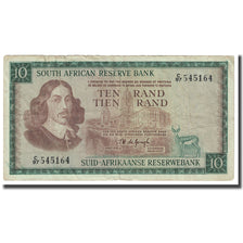 Banknot, Południowa Afryka, 10 Rand, 1967-1974, KM:114b, VF(30-35)
