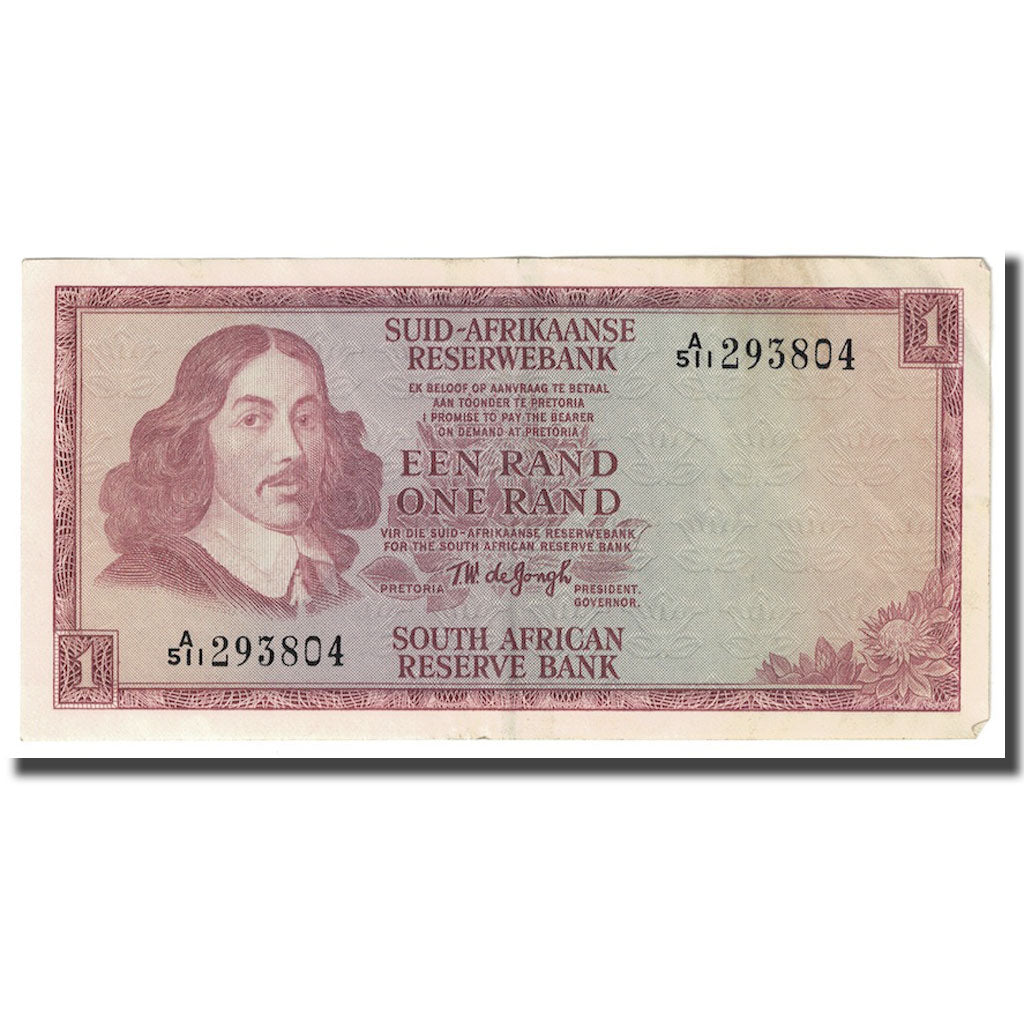 Banconote, Sudafrica, 1 Rand, 1967, KM:109b, BB+