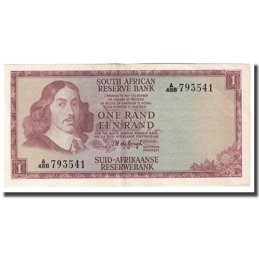Billet, Afrique du Sud, 1 Rand, 1967, KM:109b, SUP