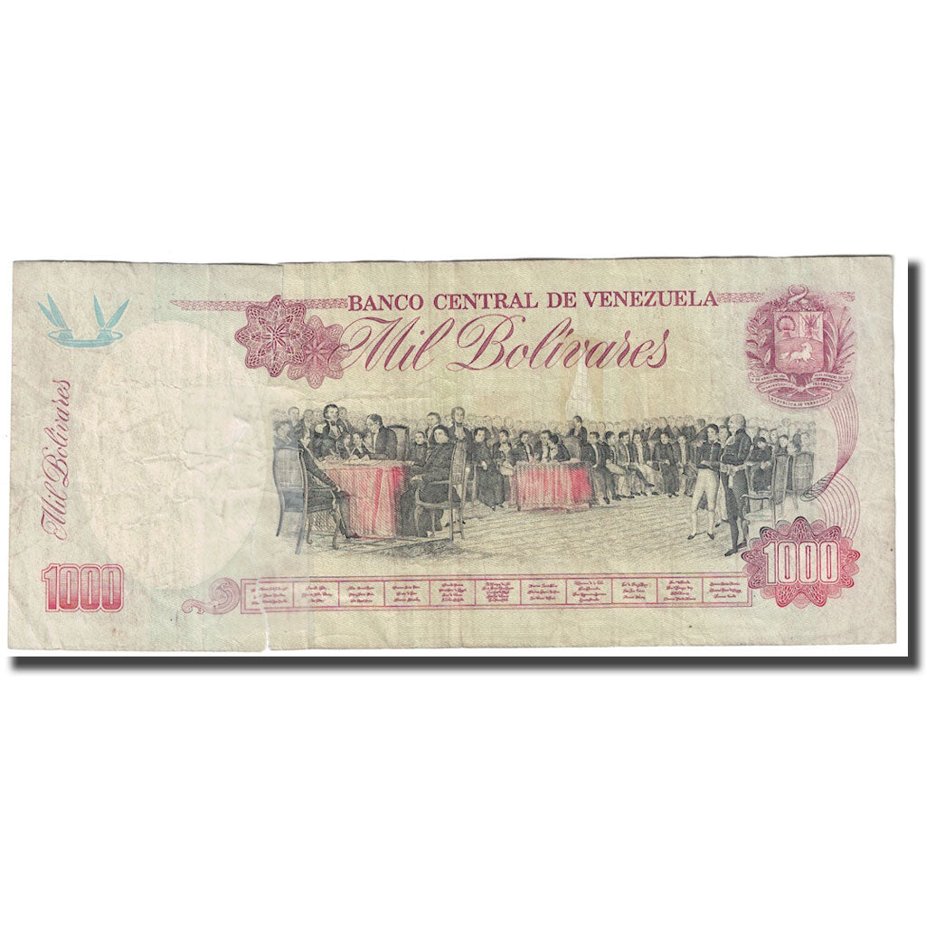 Geldschein, Venezuela, 1000 Bolivares, 1998, 1998-02-05, KM:76d, SGE