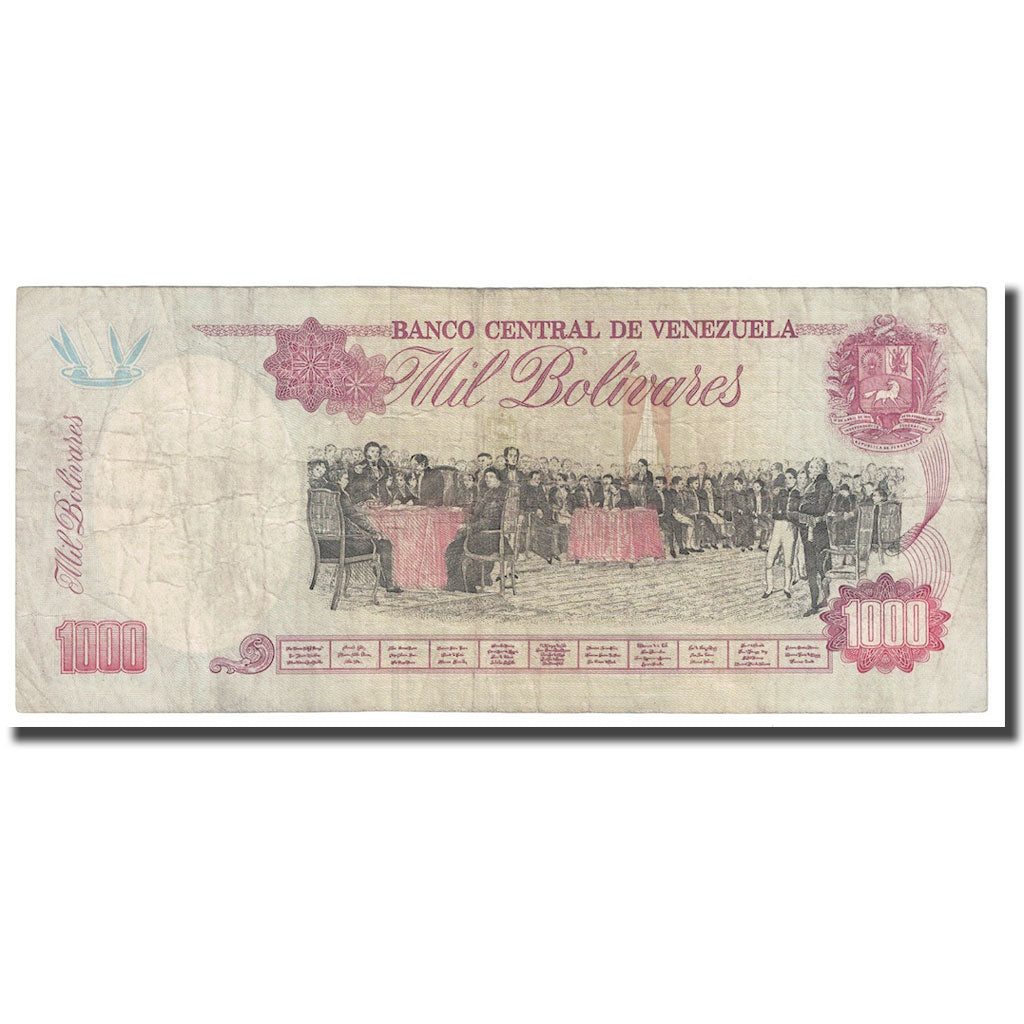 Banknote, Venezuela, 1000 Bolivares, 1995, 1995-06-05, KM:76b, F(12-15)