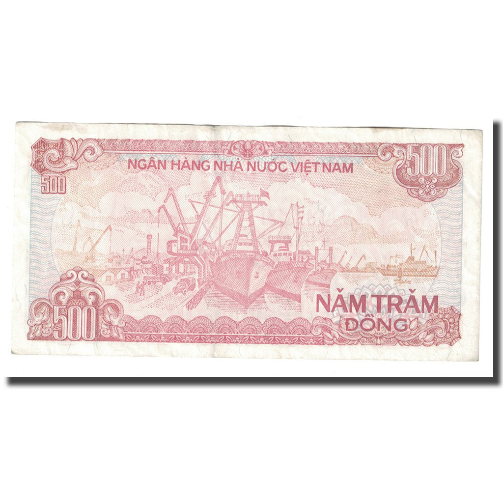 Geldschein, Vietnam, 500 D<ox>ng, 1988, KM:101b, S+
