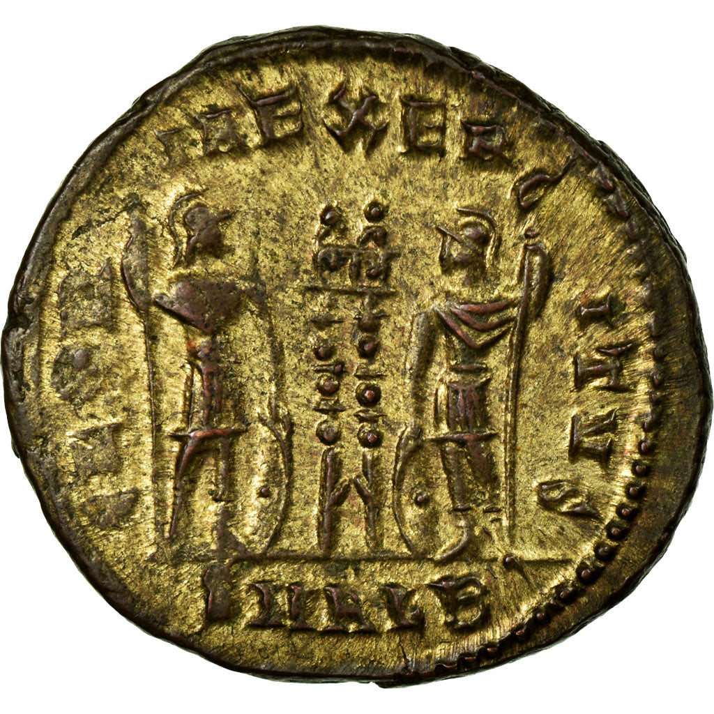 Coin, Constantine II, Nummus, Alexandria, AU(50-53), Copper, Cohen:122