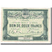 Francja, 2 Francs, Pirot 71-7, 1915, 1915-10-04, Le Tréport, UNC(63)