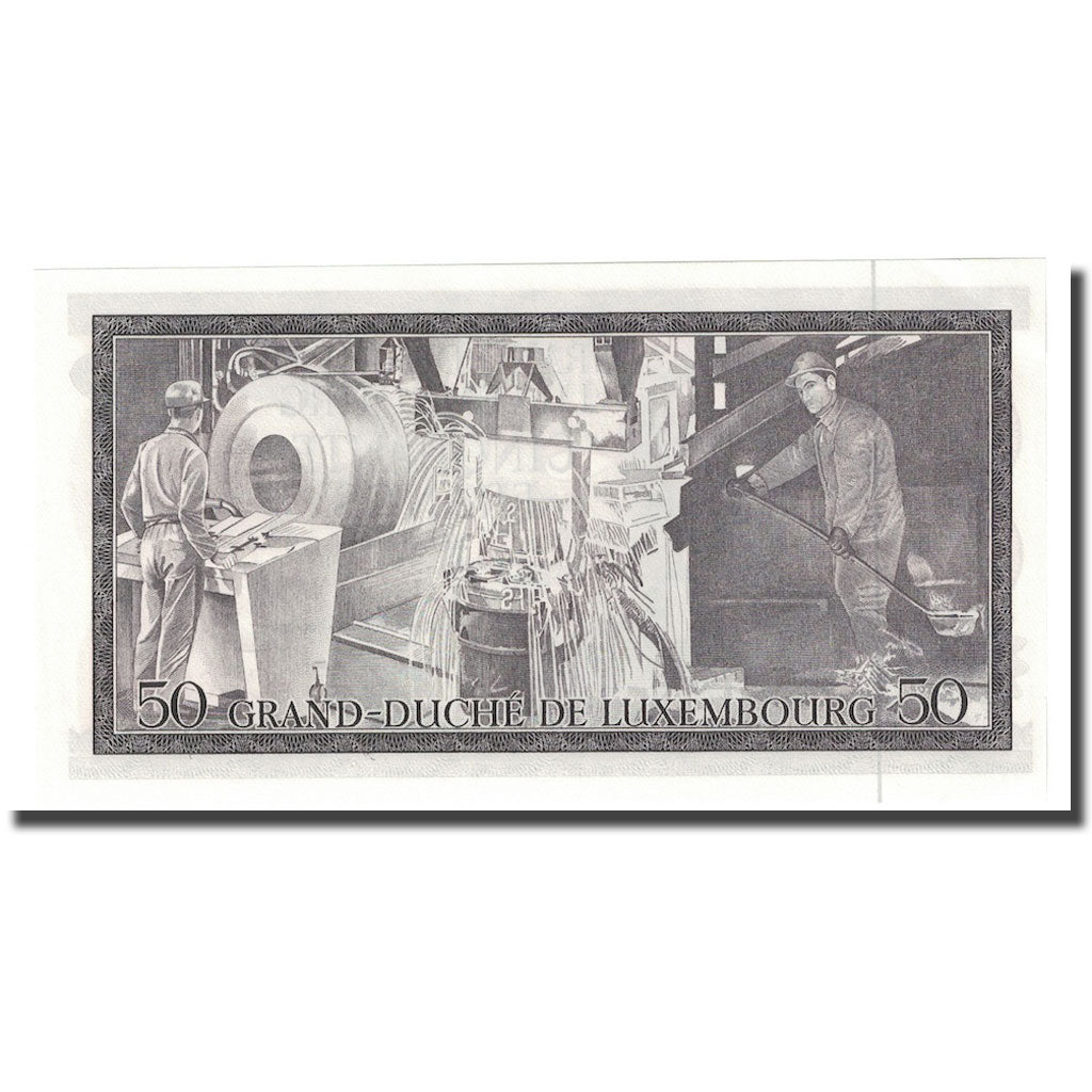 Banconote, Lussemburgo, 50 Francs, 1972, 1972-08-25, KM:55a, FDS