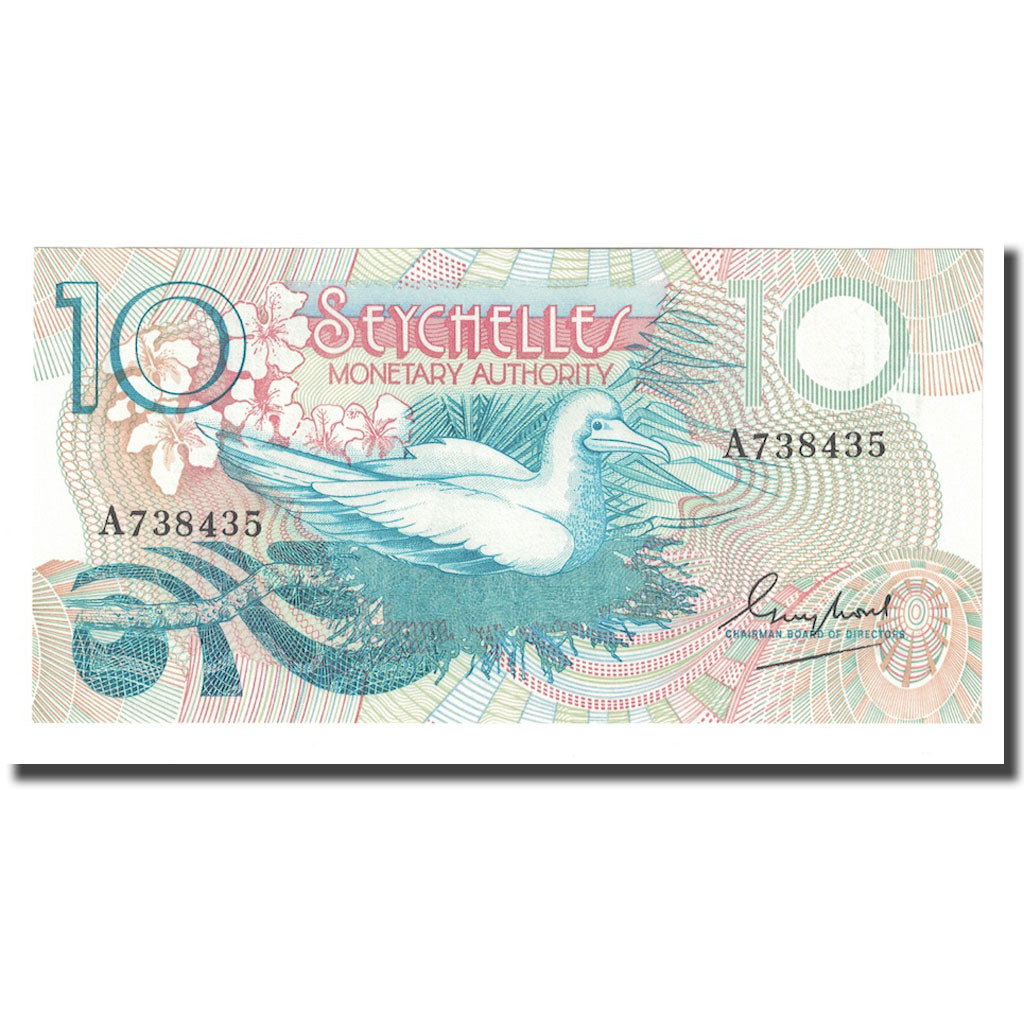 Banknot, Seszele, 10 Rupees, 1983, KM:28a, UNC(65-70)