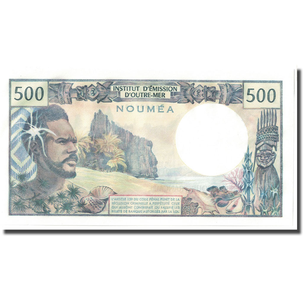 Biljet, Nieuw -Caledonië, 500 Francs, Undated (1969-92), KM:60e, NIEUW