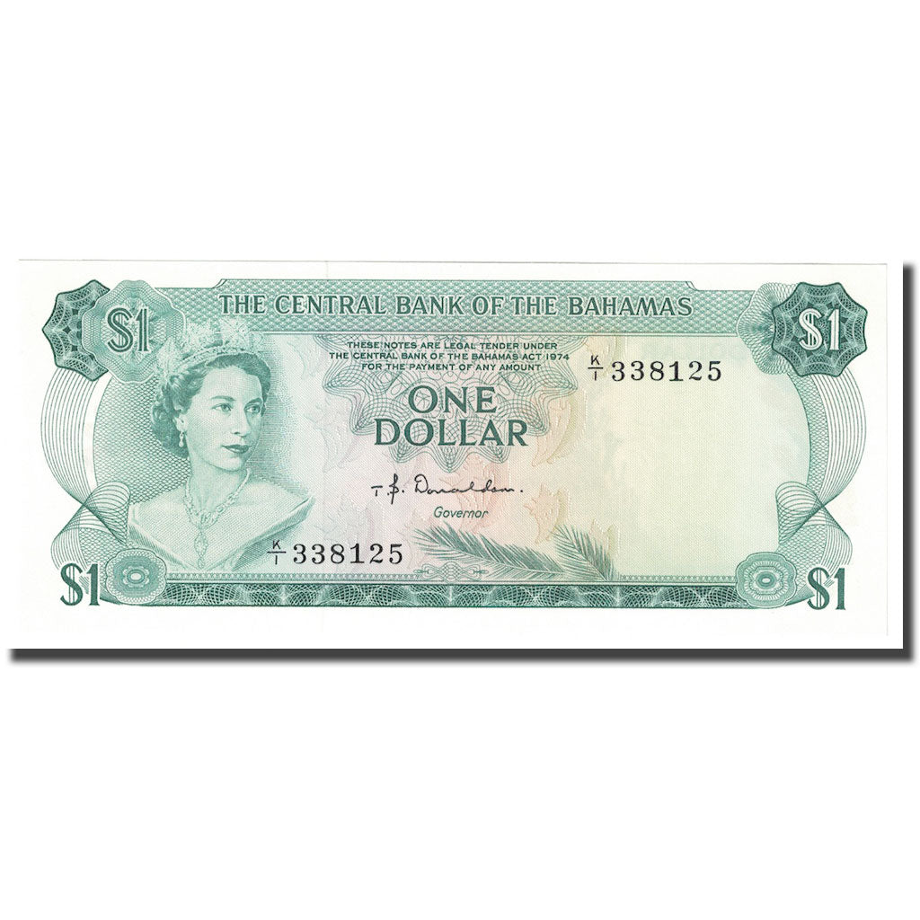 Billete, 1 Dollar, L.1974, Bahamas, KM:35a, UNC