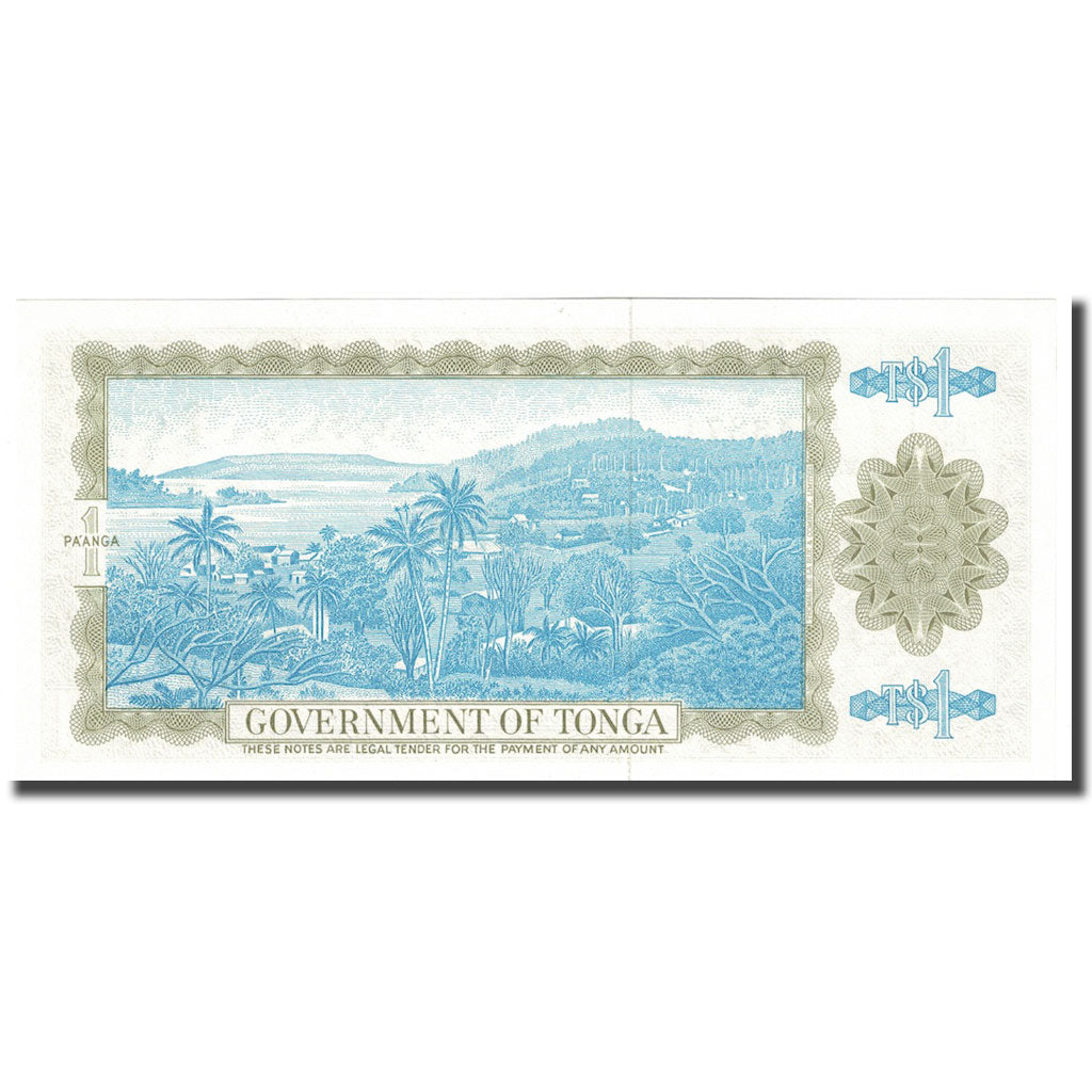 Geldschein, Tonga, 1 Pa'anga, 1982, 1982-10-28, KM:19c, UNZ