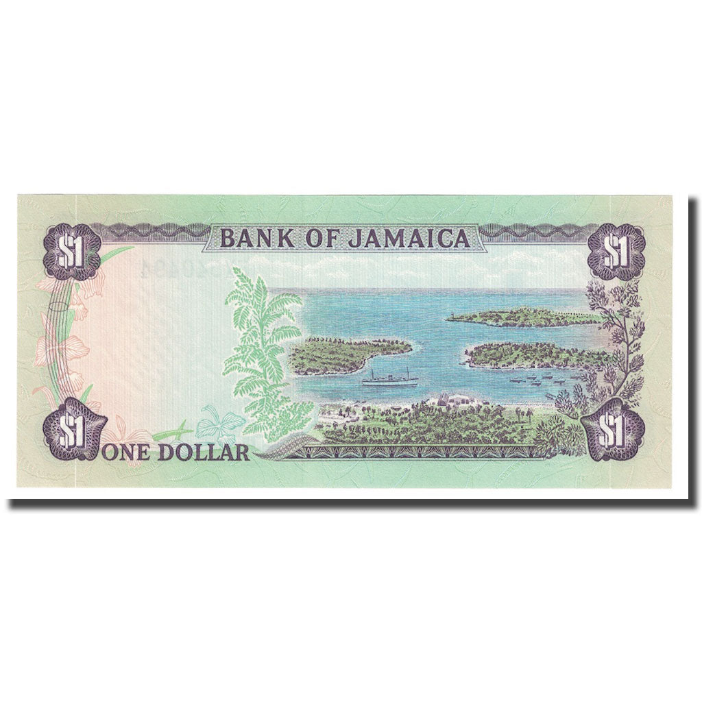 Banconote, Giamaica, 1 Dollar, undated (1982-86), KM:64a, FDS