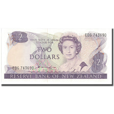 Banknote, New Zealand, 2 Dollars, Undated (1981-92), KM:170b, UNC(65-70)