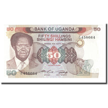 Geldschein, Uganda, 50 Shillings, Undated (1985), KM:20, UNZ