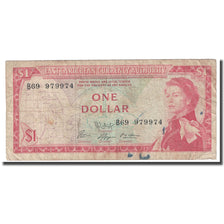 Billet, Etats des caraibes orientales, 1 Dollar, Undated (1965), KM:13d, B+
