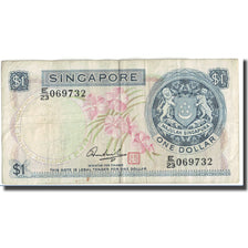 Banknote, Singapore, 1 Dollar, 1972, KM:1d, F(12-15)