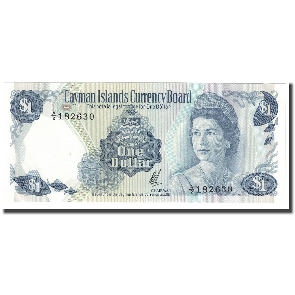 Banknot, Kajmany, 1 Dollar, 1971, KM:1b, UNC(65-70)