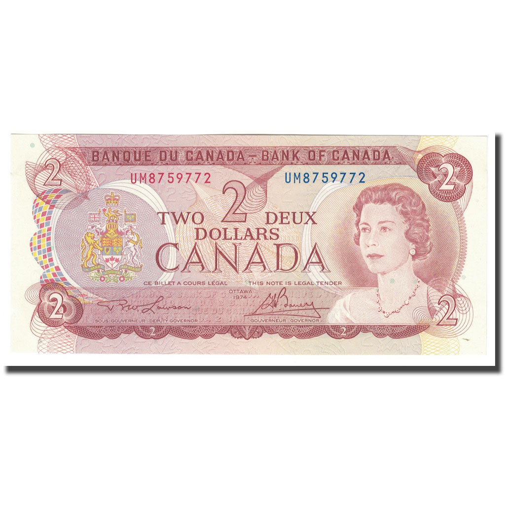 Billete, 2 Dollars, 1974, Canadá, KM:86a, UNC