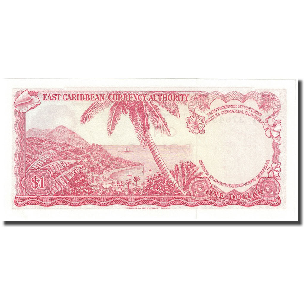 Banknote, East Caribbean States, 1 Dollar, Undated (1965), KM:13k, UNC(65-70)
