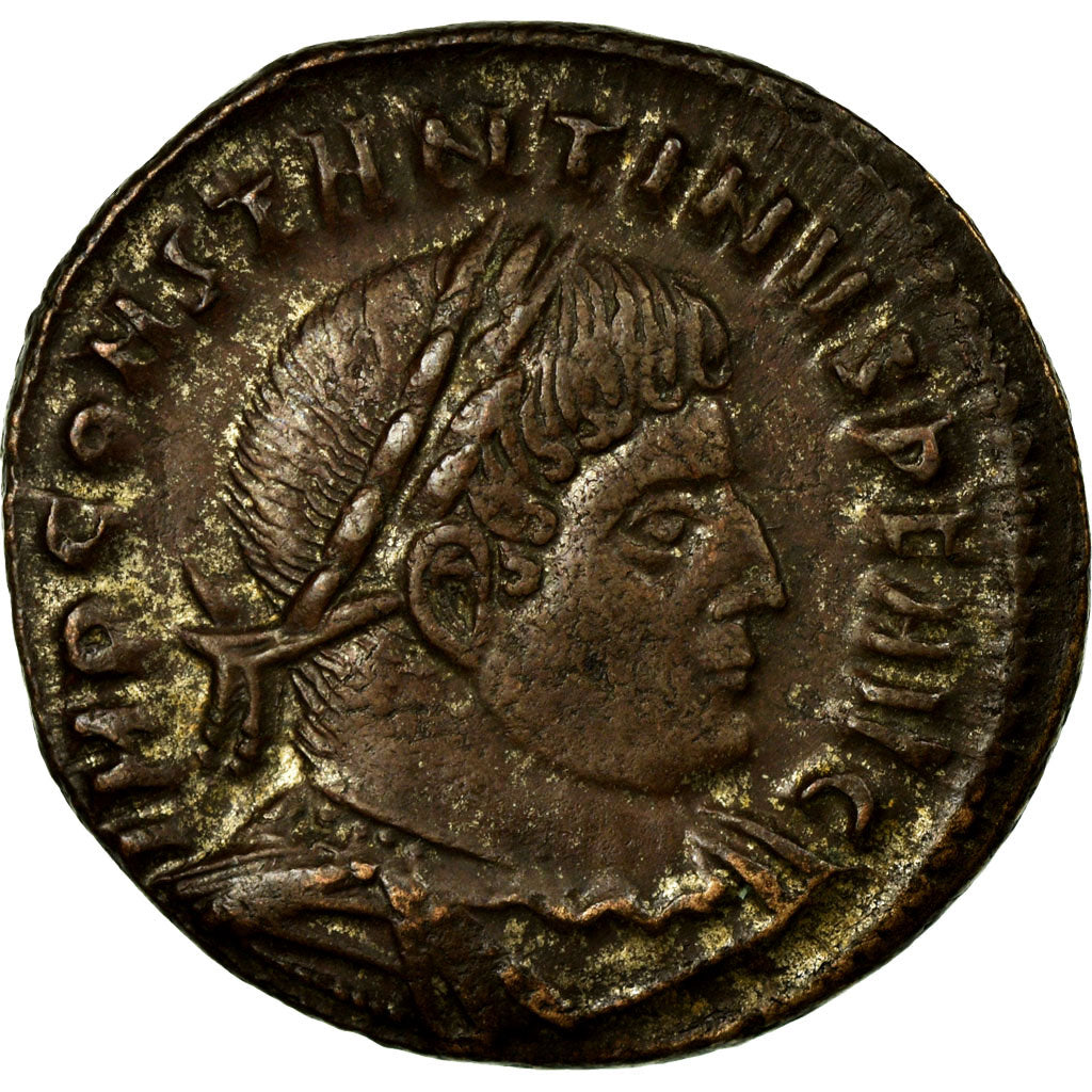 Coin, Constantine I, Nummus, Roma, AU(55-58), Copper, Cohen:536
