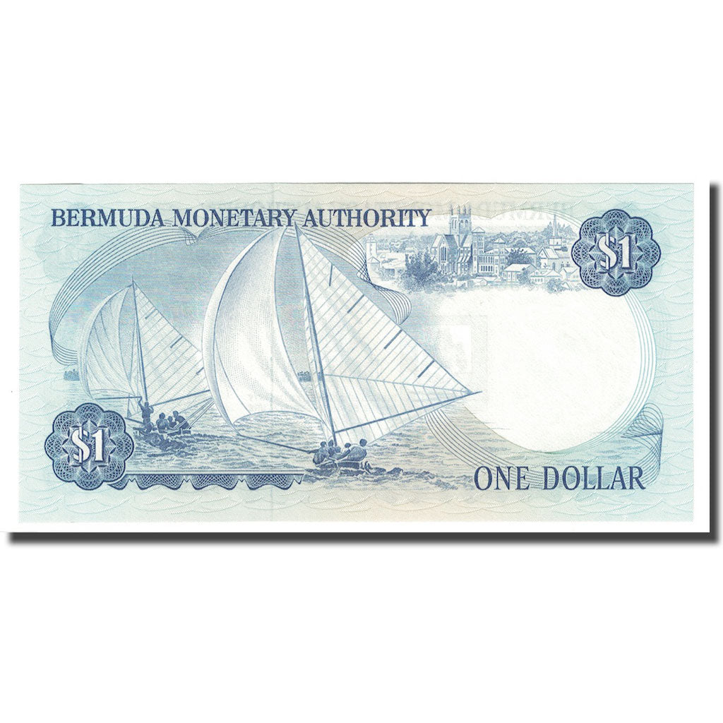 Banknote, Bermuda, 1 Dollar, 1982, 1982-01-02, KM:28b, UNC(65-70)