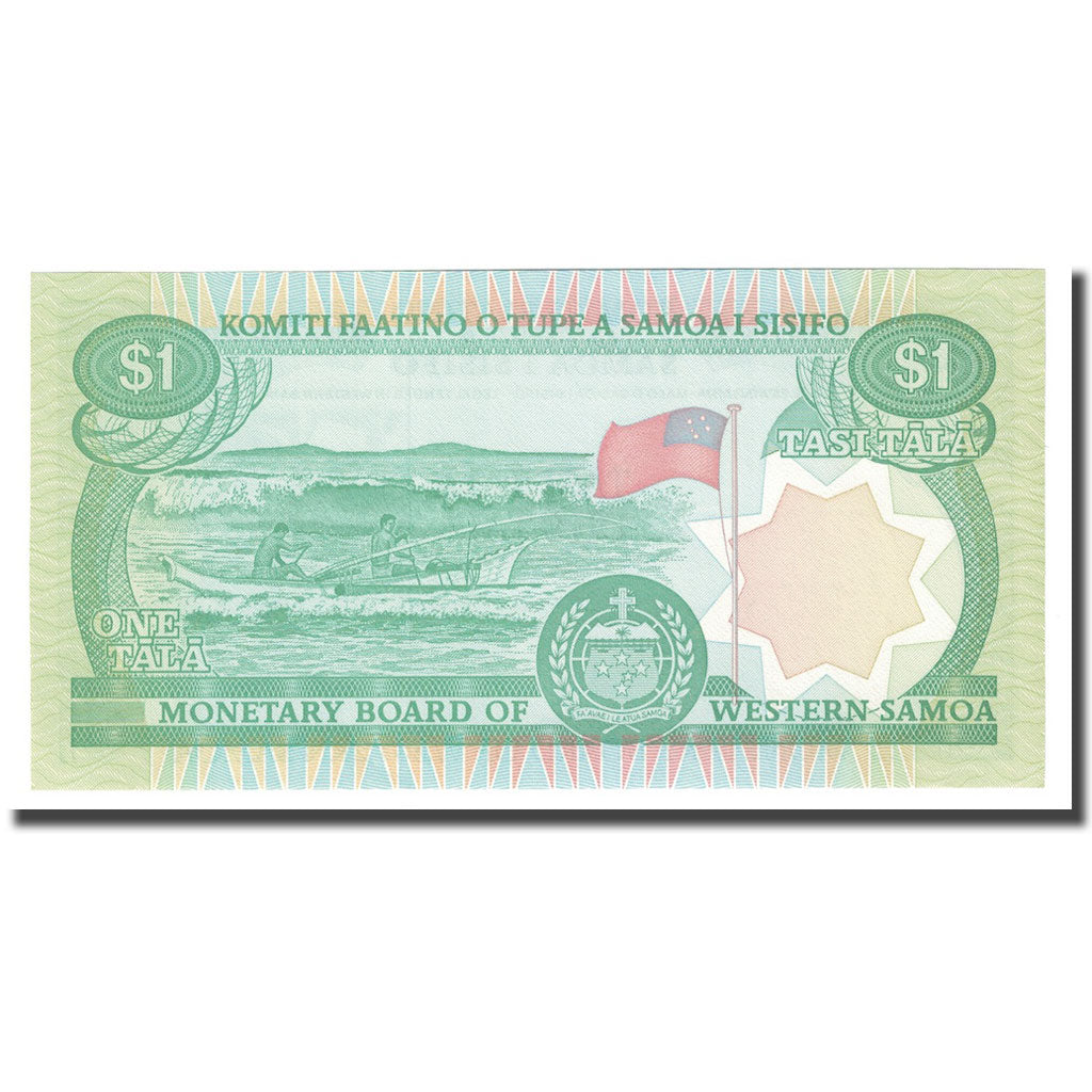 Geldschein, Westsamoa, 1 Tala, Undated (1980), KM:19, UNZ