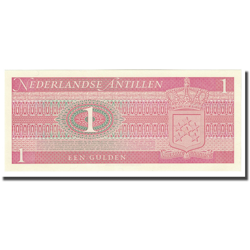 Banknote, Netherlands Antilles, 1 Gulden, 1970, 1970-09-08, KM:20a, UNC(65-70)