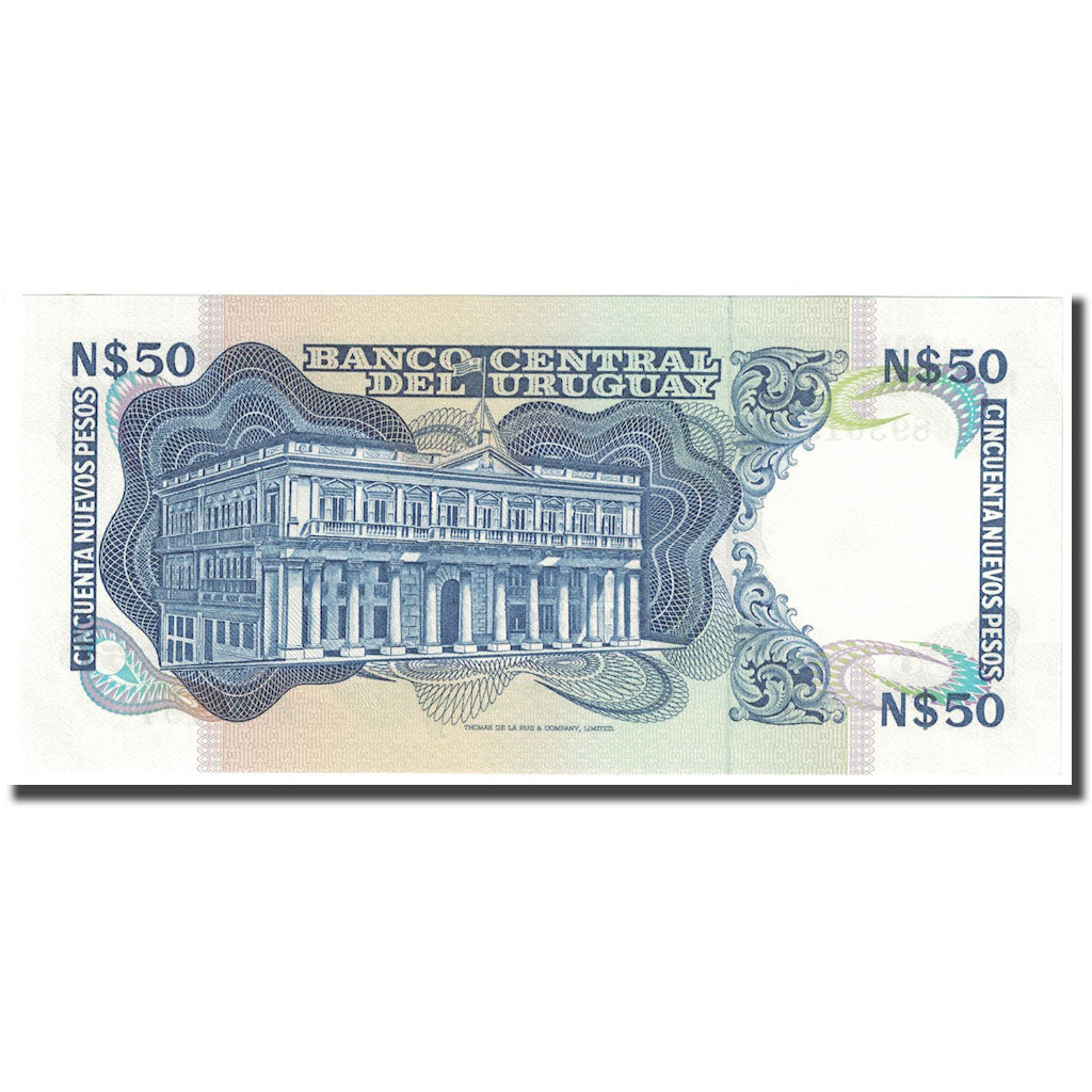 Banknote, Uruguay, 50 Nuevos Pesos, Undated (1978-87), KM:61c, UNC(65-70)