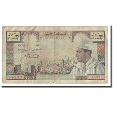 Banconote, Marocco, 5 Dirhams, Undated (1960), KM:53a, B