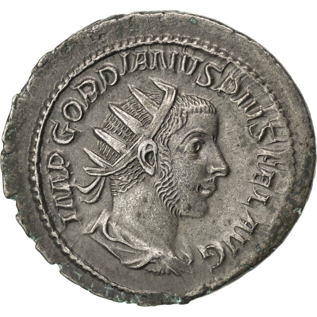 Gordian III, Antoninianus, AU(55-58), Billon, Cohen #71, 5.40