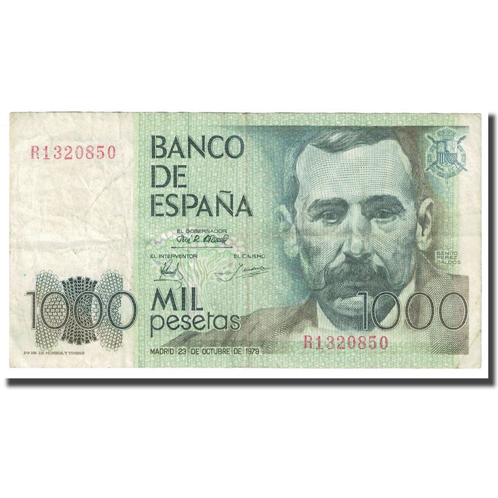 Billet, Espagne, 1000 Pesetas, 1979, 1979-10-23, KM:158, TB+