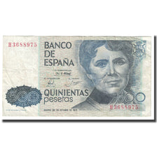 Billet, Espagne, 500 Pesetas, 1979, 1979-10-23, KM:157, TB+