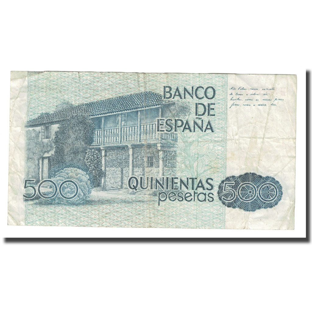 Billet, Espagne, 500 Pesetas, 1979, 1979-10-23, KM:157, TB+
