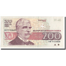 Nota, Bulgária, 200 Leva, 1992, KM:103a, UNC(64)