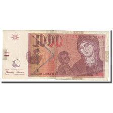 Billet, Macédoine, 1000 Denari, 1996, 1996-09-08, KM:18a, B+