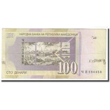 Banknot, Macedonia, 100 Denari, 2002, KM:16d, VF(30-35)