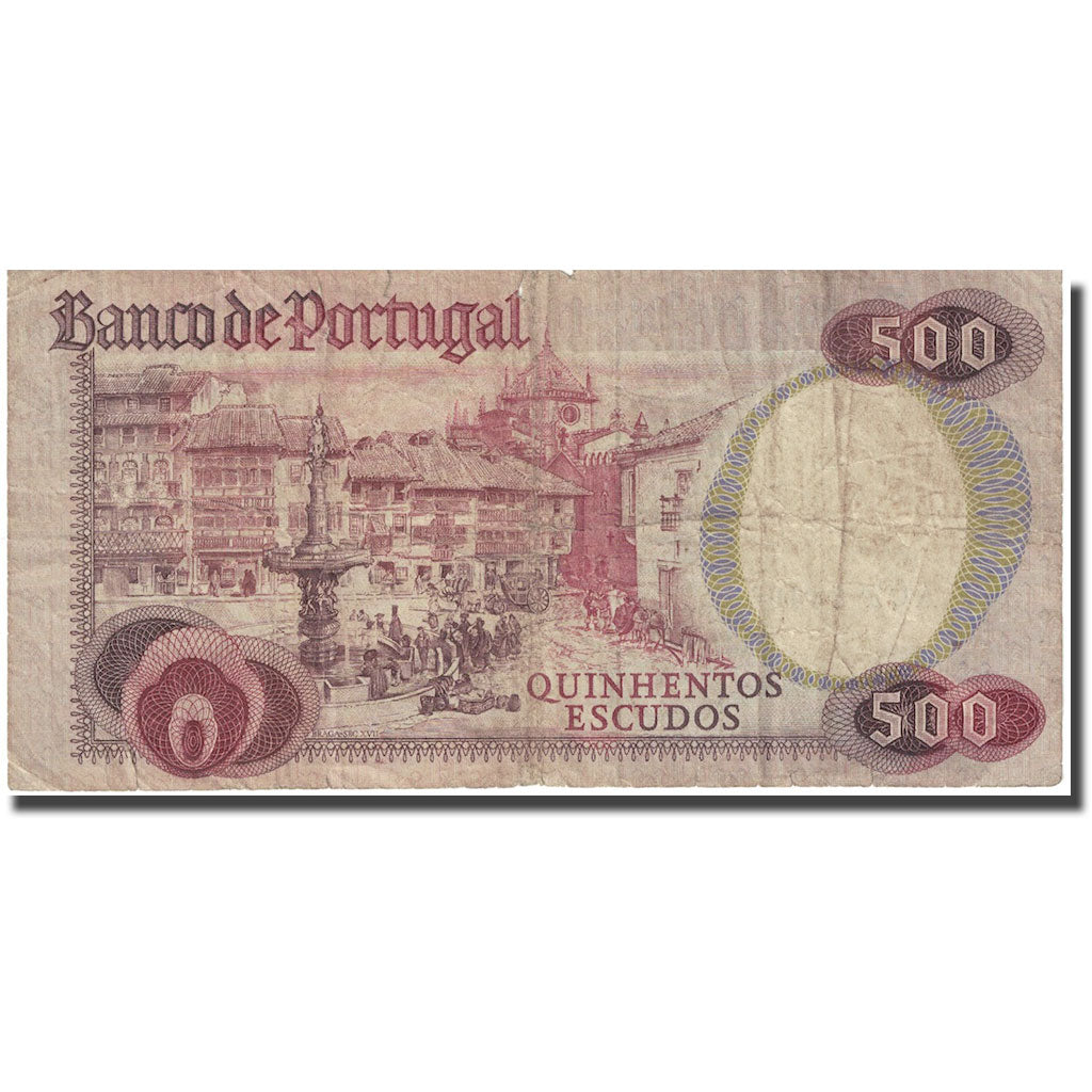 Billet, Portugal, 500 Escudos, 1979, 1979-10-04, KM:177a, B