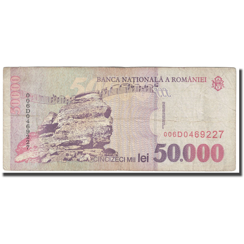 Banknote, Romania, 50,000 Lei, 2000, KM:109Aa, VF(20-25)