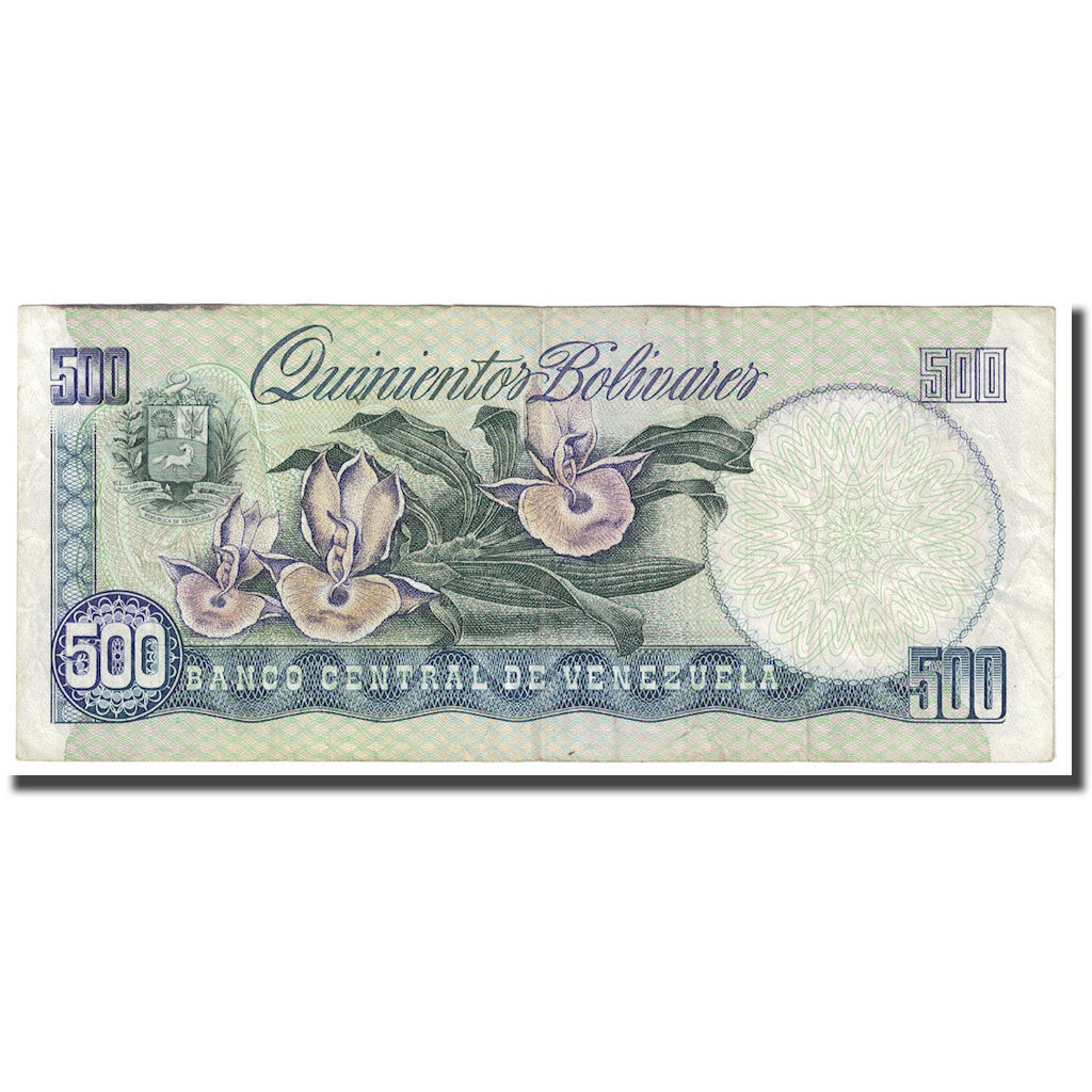 Banknote, Venezuela, 500 Bolivares, 1990, 1990-05-31, KM:67d, VF(20-25)