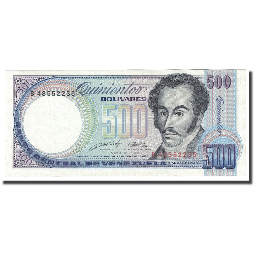 Billet, Venezuela, 500 Bolivares, 1990, 1990-05-31, KM:67d, SUP