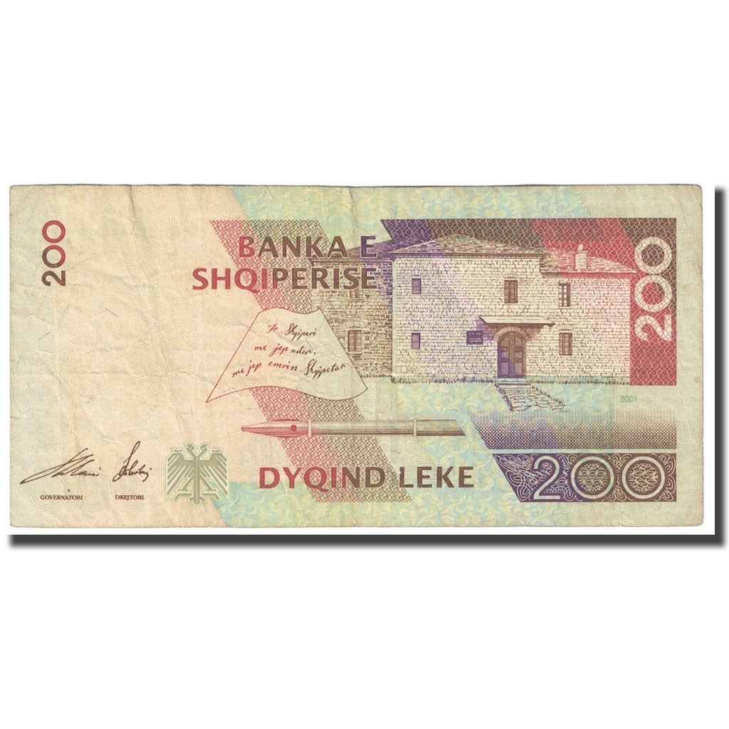 Banknote, Albania, 200 Lekë, 2001, KM:67, F(12-15)